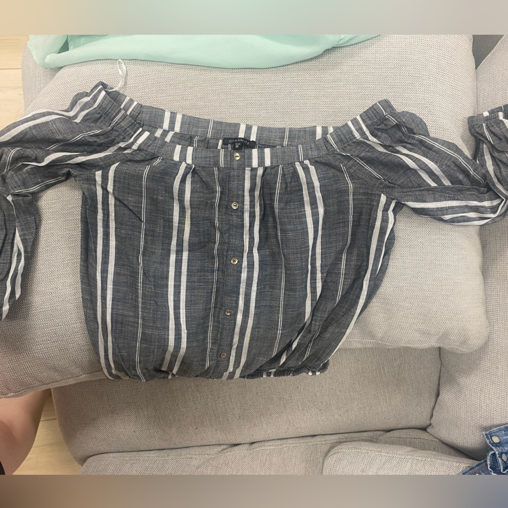 Off the shoulder crop top